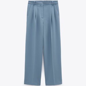 Zara Wide Leg Pants Sky Blue